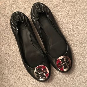 Black Tory Burch Flats